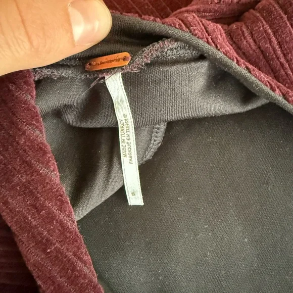 Free People Vivian Rib Velvet Mini Dress - Picture 4 of 4